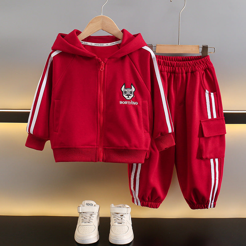 Casual Boys' Sportswear Set Spring Autumn
