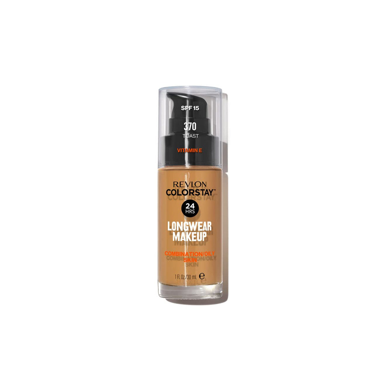 Revlon Liquid Foundation, ColorStay Face Makeup for Combination & Oily Skin, SPF 15, Medium-Full Coverage with Matte Finish, 180 Sand Beige, 1 Fl Oz