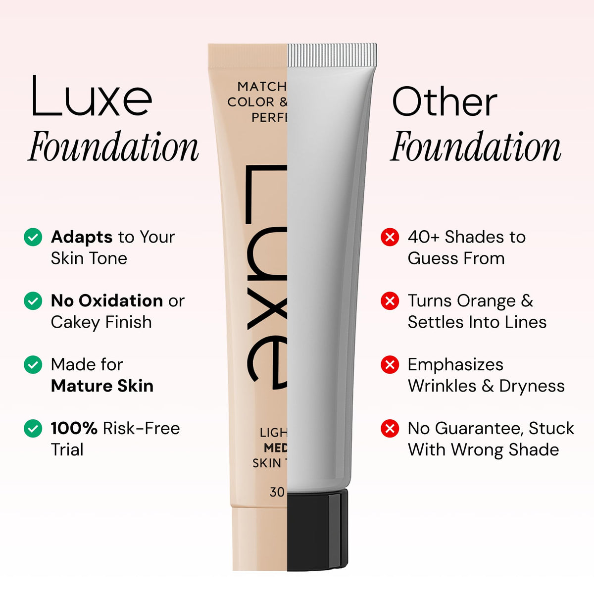 Luxe Color Changing Foundation – Medium