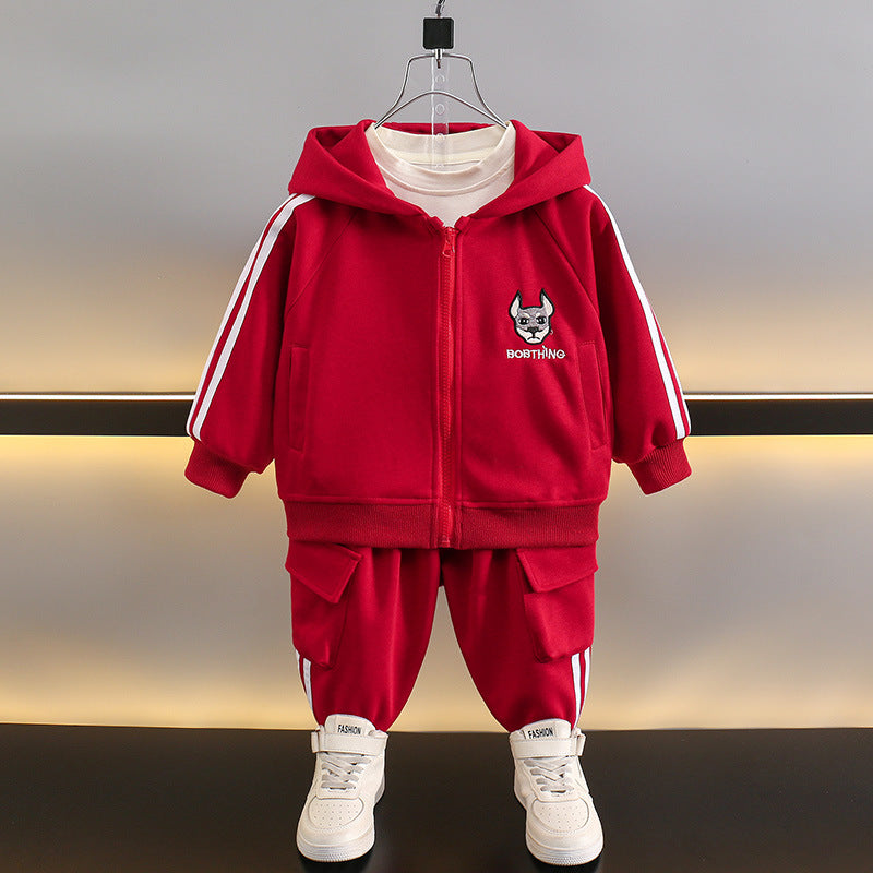 Casual Boys' Sportswear Set Spring Autumn