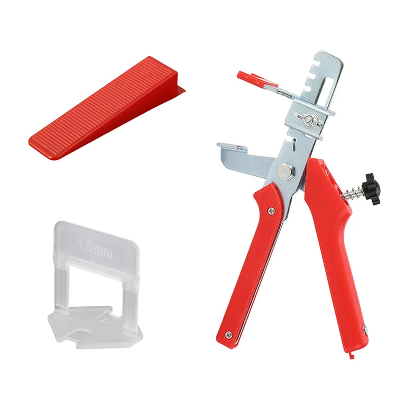 Tile Leveling System Kit Spacers and Reusable Wedges