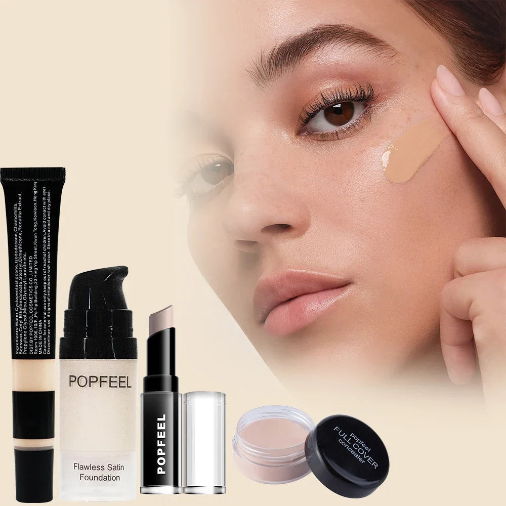 All in One Makeup Kit Full Makeup Kit Gift for Women Teen Girl Nude Eyeshadow Foundation Primer Brush Nude Lipgloss