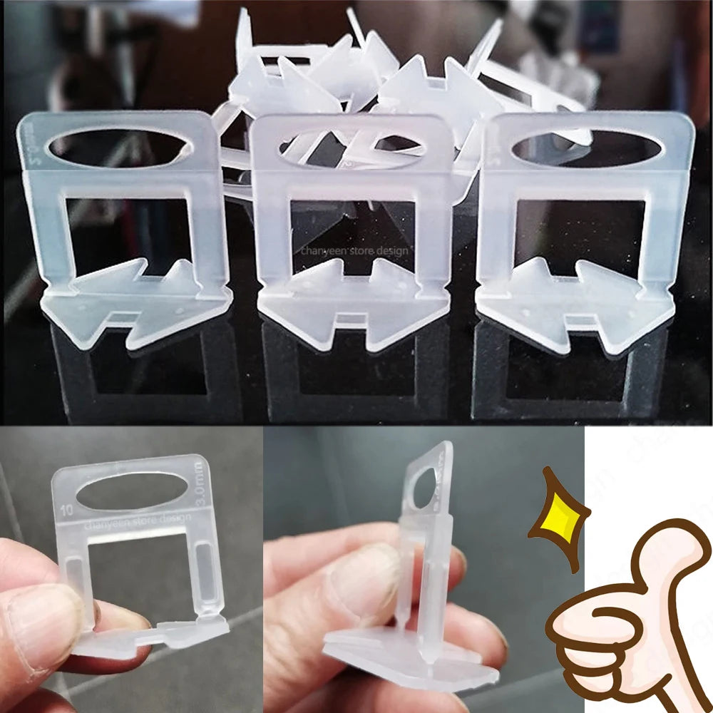 Ceramic Tile Leveling System Clips and Spacers