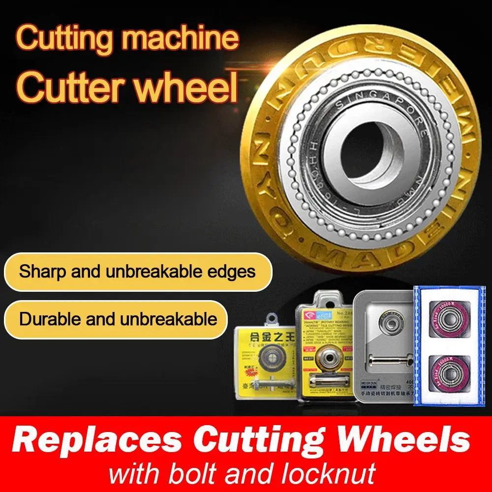 New Alloy Carbide Tile Cutter Wheel Manual 22MM Tile Cutter With Bolt Lock Nut Ceramic Tile Cutter Manual Tile Cutting Machine