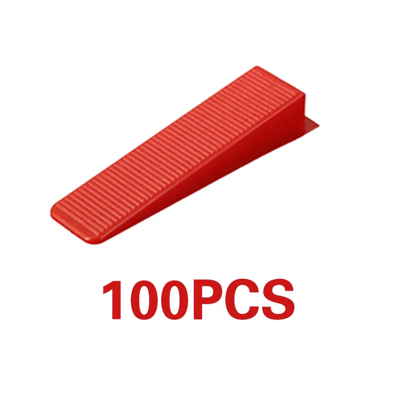 Tile Leveling System Kit Spacers and Reusable Wedges