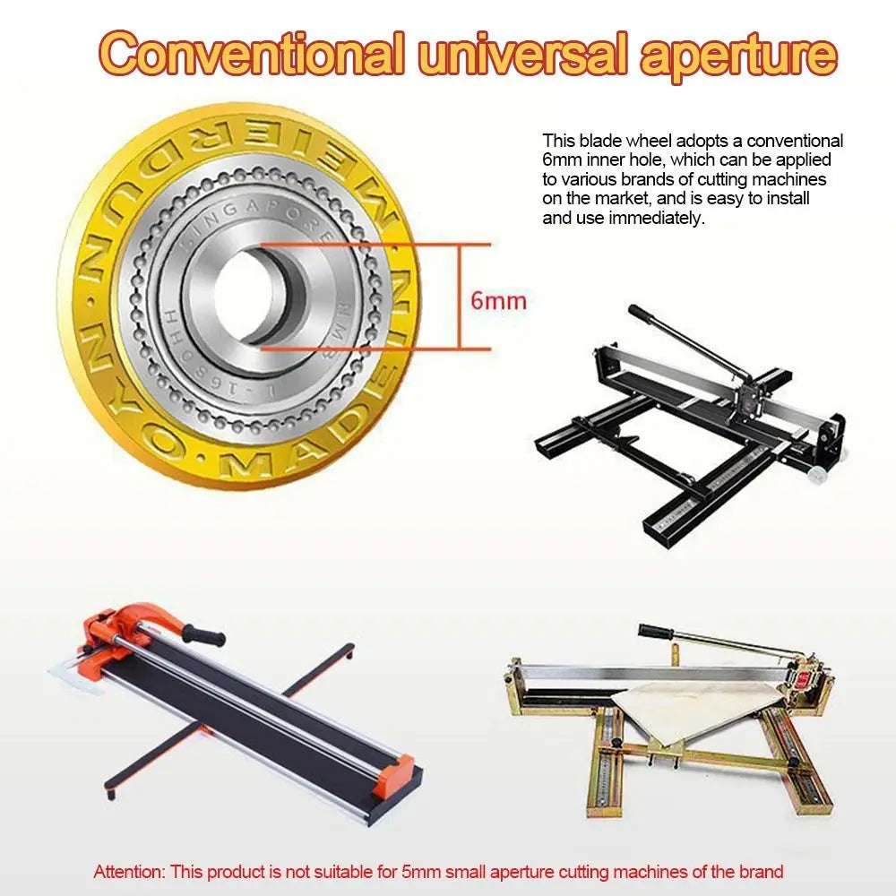 New Alloy Carbide Tile Cutter Wheel Manual 22MM Tile Cutter With Bolt Lock Nut Ceramic Tile Cutter Manual Tile Cutting Machine