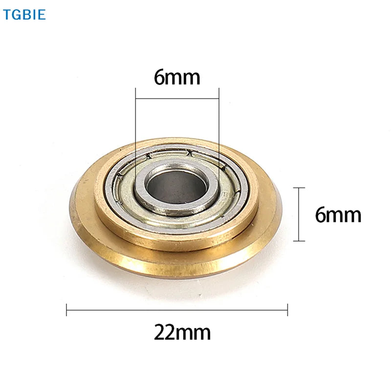 【TL】22mm Glass Ceramic Tile Rotary Bearing Wheel Replacement Alloy Ceramic Tile Cutter Tungsten Carbide Ceramic Titanium Coating