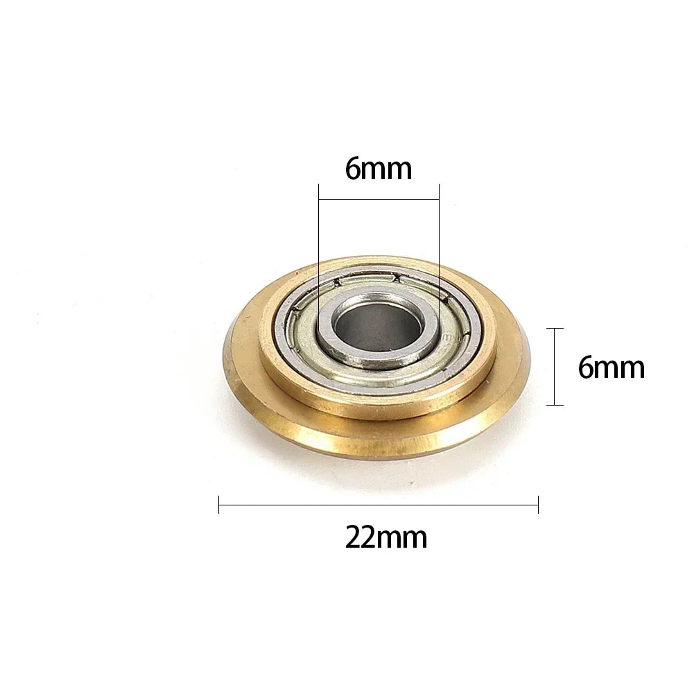 22*6*6mm Bearing Cutter Wheel Carbide Tile Ceramic Glass Cutter Blade Wheel Steel Bricks Linear/angle Cutting Tool Edge