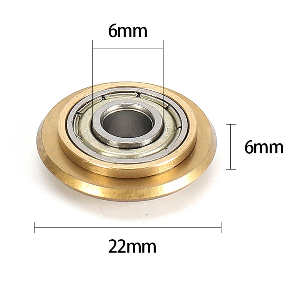 1/4Sets Carbide Cut Wheel Glass Cutter 22x6x6mm Bearing Cutter Wheel Angle Cutting For 5-15mm Thick Anti-skid Tile Ceramic