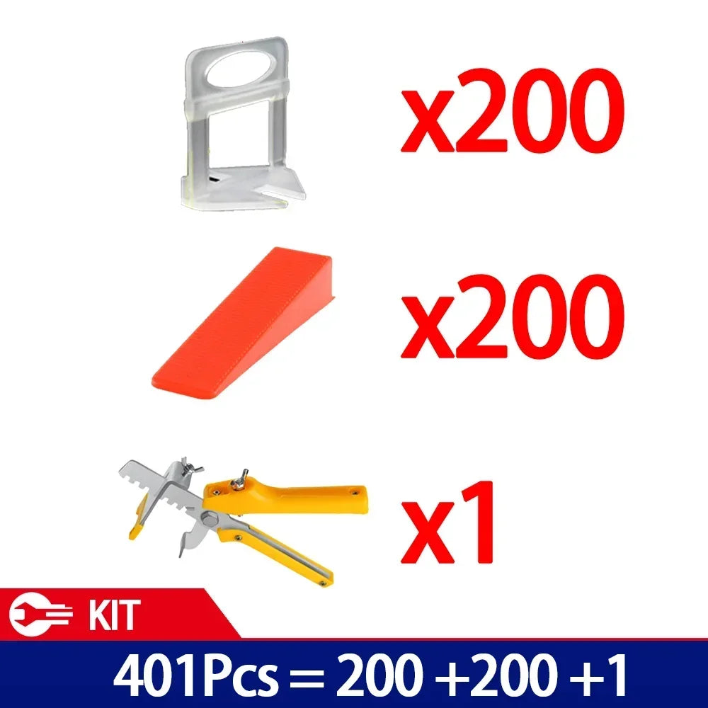 Ceramic Tile Leveling System Clips and Spacers