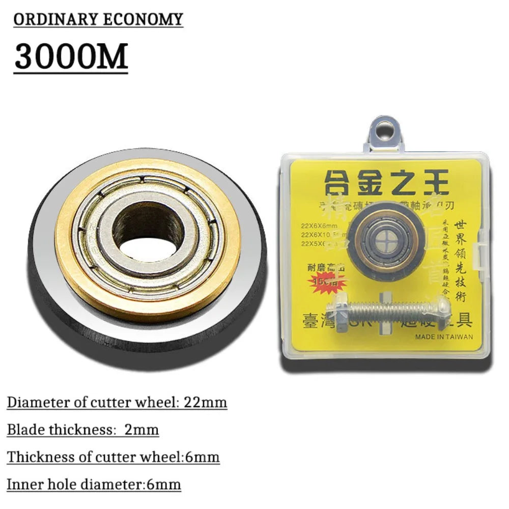 New Alloy Carbide Tile Cutter Wheel Manual 22MM Tile Cutter With Bolt Lock Nut Ceramic Tile Cutter Manual Tile Cutting Machine