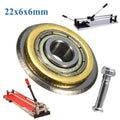 22*6*6mm Tile Ceramic Cutter Steel Carbide Bearing Glass Cutter Blade Wheel For Tile Brick Cutting Machine Bearing Wheel